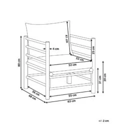 CERRETO - Tuinstoel - Taupe - Bamboe -VIDAXL Winkel cae28560b57945cfaf56cca85165c57e