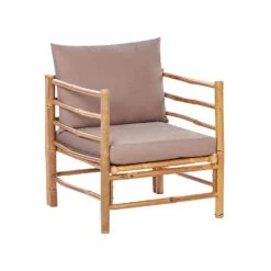 CERRETO - Loungeset 6-zits Hoekbank - Taupe - Bamboehout -VIDAXL Winkel cb06da6be7184dc9af033ea30b5ab7eb 1