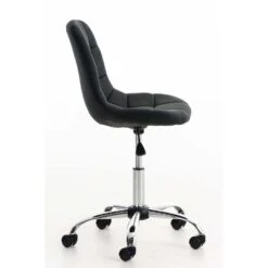 CLP Bureaustoel Emil Chroom Frame - Stof - Zwart -VIDAXL Winkel cb4ec97b1e4443bca673793a086df3a3