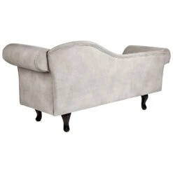 LATTES II - Chaise Longue - Taupe - Rechterzijde - Fluweel -VIDAXL Winkel cba0f81c9b8e4871add0961fd357c454