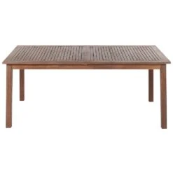 CESANA - Tuintafel - Donkerhout - 100 X 180/240 Cm - Acaciahout -VIDAXL Winkel cc15e56ca9a3418d9b815f35aa131de0