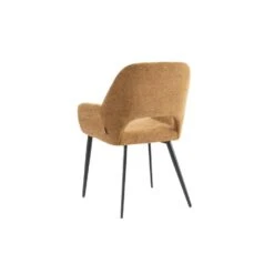 Eetkamerstoelen Set Van 4 Met Armleuning - Levi Mosterd Geel Stof -VIDAXL Winkel cc4ea8a057bc4f65bd1039746aac6691