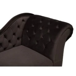 NIMES - Chaise Longue - Bruin - Rechterzijde - Fluweel -VIDAXL Winkel cc99b8c71be2452ba6674e5baecca6f6