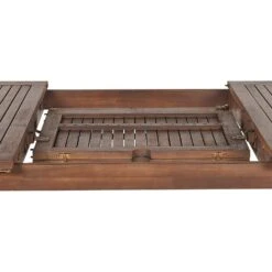 CESANA - Tuintafel - Donkerhout - 100 X 180/240 Cm - Acaciahout -VIDAXL Winkel cd4d027eaf6a4061abdee207a99d31ec