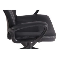 CLP Bureaustoel Elbing Zwart Frame - Kunstleer - Zwart/zwart -VIDAXL Winkel ce479b9841164b61b5a09d21bbbf302b