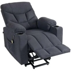 CLP Fauteuil Andover Zwart Frame - Stof - Donkergrijs -VIDAXL Winkel ce51214f42324927b96e8424c1a6dade