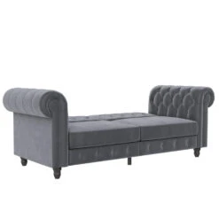 Felix - 3-zits Slaapbank In Antraciet Fluweel -VIDAXL Winkel cea7bb2759e0428a9065815e360ca962