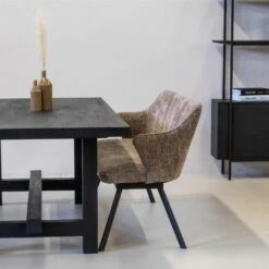 Eetkamerbank Rechthoek - Taupe Stof - 160x60x88cm - Taylor -VIDAXL Winkel cf301d656ecc4304a82fec21c3ea2734