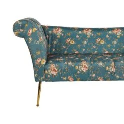 NANTILLY - Chaise Longue - Blauw - Symmetrisch - Fluweel -VIDAXL Winkel cfa206daabf94c9fa8c322d80b9ce3b8