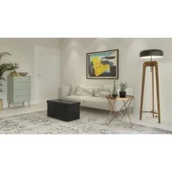 Zitpoef, Zitbank Met Opbergruimte, Opvouwbaar, Zwart -VIDAXL Winkel d00317640b104979a84b7497ec54352e