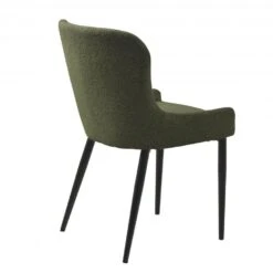 Nordic Home - Safa Eetkamerstoel Bouclé - Groen -VIDAXL Winkel d064dee0b1d44df2a395492fd96343aa