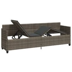 VidaXL - Loungebank - Grijs - Poly Rattan -VIDAXL Winkel d09ce68c8a4247e4bedeb06cd1d3aff8
