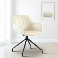 CLP Eetkamerstoel Welby Zwart Frame - Fluweel - Creme -VIDAXL Winkel d0a1f068468d4aa78779bb449308e0ba