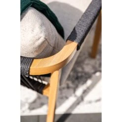 Monti Dining Fauteuil - Light Teaklook - Rope Lava Zwart - Gobi Sand -VIDAXL Winkel d1b632a3777846d28af66c35dcd4367e