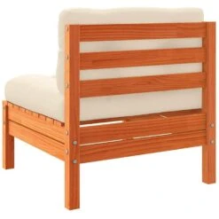 VidaXL - Tuinbank Zonder Armleuning - Bruin - Hout - 2 Stuks - Met Kussens -VIDAXL Winkel d229b311fd094208ba9313becc646d75