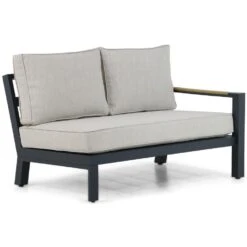 Hoek Loungeset 5 Personen Aluminium/Polywood (teakfinish) Grijs Lifestyle -VIDAXL Winkel d230da694e3f4ff7bff0d647e84e941d
