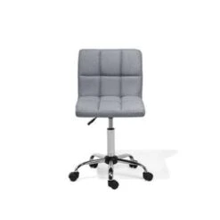 Beliani Bureaustoel MARION - Grijs Polyester -VIDAXL Winkel d2b8eef6d17e4a1688605e936ffac369