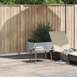 VidaXL - Tuin Salontafel - Grijs - Poly Rattan - 60 X 40 X 37 Cm -VIDAXL Winkel d3436b864a8343749c8a45d67480791a