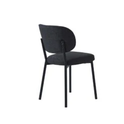 Nordic Home - Fowler Eetkamerstoel - Donkergrijs -VIDAXL Winkel d4315d0489e24b21895d99168a9eb8bc