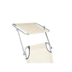 FOLIGNO - Strandstoel - Crème - Polyester -VIDAXL Winkel d43af0aa73aa4c06b0407548c12cb405