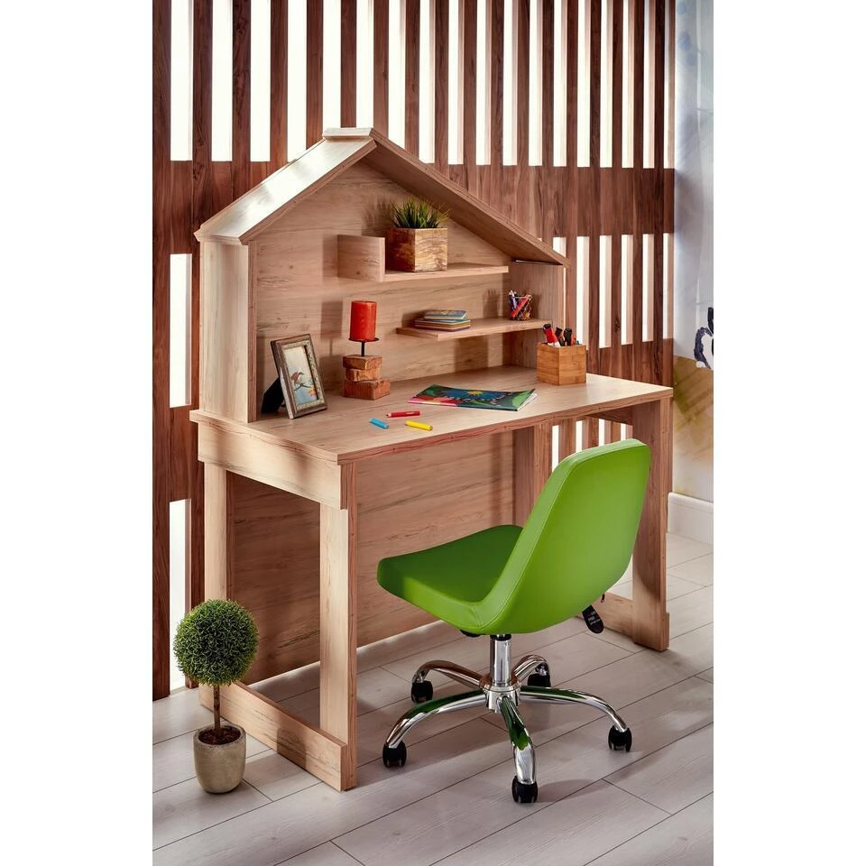Cento - Kinderbureau Bureau - 120x60x148 Cm - Bruin 5 Cento - Kinderbureau Bureau - 120x60x148 Cm - Bruin - Afbeelding 5
