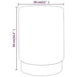 VidaXL - Kruk - Wit - Stof -VIDAXL Winkel d4a36af6f22940e892f09390c27dbb9d