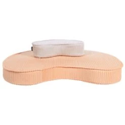 NILI - Vloerkussen - Perzik - Fluweel -VIDAXL Winkel d4ec724a718e4b928f88c064d4f067ae