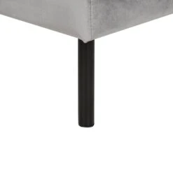 VINTERBRO - Ottomaan - Grijs - Fluweel -VIDAXL Winkel d5d2460af97c4692a4cac63e78736693