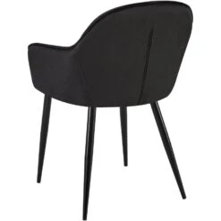 CLP Set Van 2 Eetkamerstoel Boise Zwart Frame - Fluweel - Zwart -VIDAXL Winkel d5fba27ae6e54c0c8ef4e1c67e51a6d1