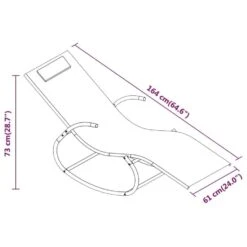 VidaXL - Ligbed - Grijs -VIDAXL Winkel d67df59334e741db8d2a4ff1819d297f