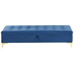 ABERDEEN - Ottomaan Met Opbergruimte - Marineblauw - Fluweel 13 ABERDEEN - Ottomaan Met Opbergruimte - Marineblauw - Fluweel -VIDAXL Winkel d6b3145fd79b41fa8382af066786f408