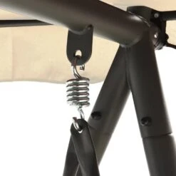 VidaXL Schommelbank Voor Buiten Met Luifel Converteerbaar Zandwit -VIDAXL Winkel d6bb720875ac4b4db495e1b4a3035475