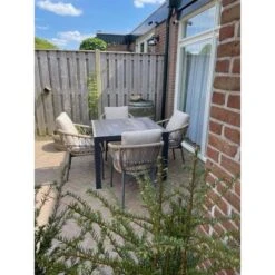 VDG Set Van 4 - Julia Dining Tuinstoel - Antraciet -VIDAXL Winkel d6c6e3daf79f4278b77c12d645e19de1