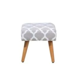 Beliani Hocker OSAGE - Grijs Katoen -VIDAXL Winkel d7713b875297400a805a1be969fc8468