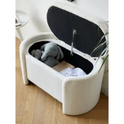 Bank Met Opbergruimte In Witte Lussen -VIDAXL Winkel d83ba6e9e2624a0198dd2ae788539a50