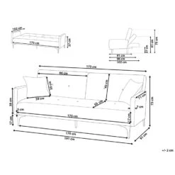 Beliani Driezitsbank - LUCAN Roze Fluweel -VIDAXL Winkel da346fc82e324e649c3b5d4b31576ae9