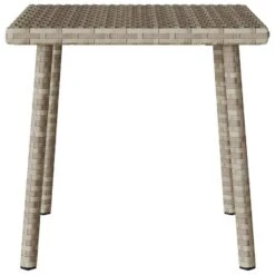 VidaXL - Tuin Salontafel - Grijs - Poly Rattan - 40 X 40 X 37 Cm -VIDAXL Winkel da5959775ffd4a9b88f8aa98a994ca7e