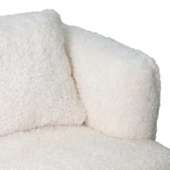 Draaifauteuil Beige Fluffy - Zithoogte 43cm - Ollie -VIDAXL Winkel db19e410673645ef9e44cb3886ea012e