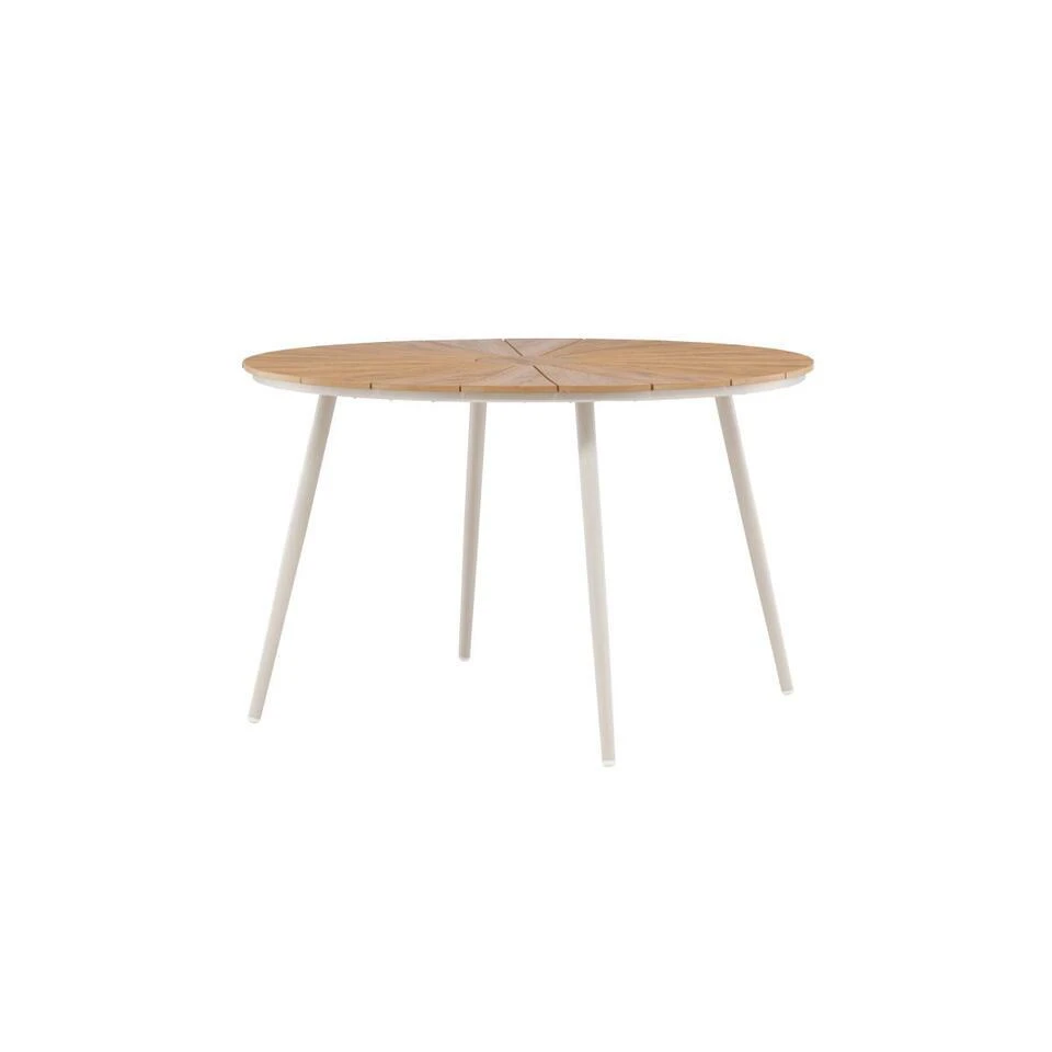Svea - Esra Ronde Eettafel - Ø120 Cm - Beige 5 Svea - Esra Ronde Eettafel - Ø120 Cm - Beige - Afbeelding 5