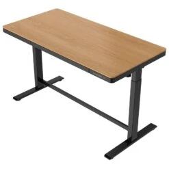 Elektrisch Verstelbaar Bureau / Thuiswerkplek - 140x70 Cm - Whitewash Eiken - Z -VIDAXL Winkel dcb9d6b856824ce3b380b84cd13eed78