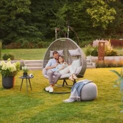 Merkloos HOME DELUXE Hangstoel TWIN Grijs Met Regenhoes -VIDAXL Winkel dcc8975fa8c34623bf1ff2c1e9f2756d 1