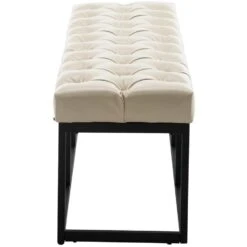 CLP 2-zits Bankje Amun 120 Cm - Creme -VIDAXL Winkel dcd1adacc0a24ae2b62484993d644bb9