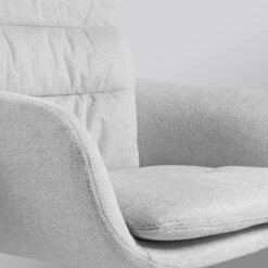 Nolon Nola-Mia Eetkamerstoel Grijs - Draaibaar - Armleuning - Zwart -VIDAXL Winkel dd0b181627c24e3e9947eb886f8768ec