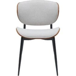 CLP Set Van 2 Eetkamerstoel Enid Stof - Walnoot/creme -VIDAXL Winkel dd9598eab61342789c8314c5f9c9b9b6