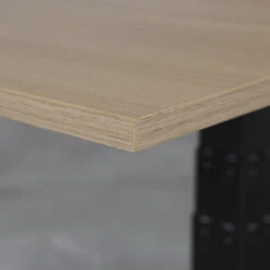 Elektrisch Verstelbaar Bureau - 180x80 Cm - Dual Motor - Wit / Eiken -VIDAXL Winkel de8445b7cae24e37acc764e95240aedb