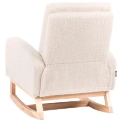 NORBY - Schommelstoel Voor Kinderen - Lichtbeige - Bouclé -VIDAXL Winkel de98353366844d729aa38d413714e3b6