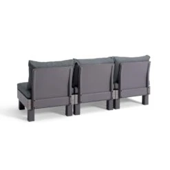 Keter Signature Elements 3-zits Loungebank - Met Groene Kussens - Cappuccino -VIDAXL Winkel dee8b2da08834a55aab579daf4875080