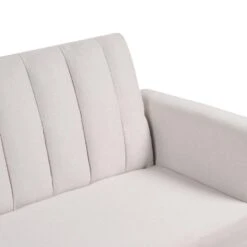 VIMMERBY - Slaapbank - Beige - Polyester -VIDAXL Winkel df6c7cc953714fb49ed50acfb8b97a5f