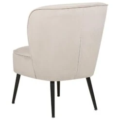 VOSS - Fauteuil - Taupe - Fluweel -VIDAXL Winkel df74794b6ce340768a47af80d026791f