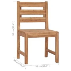 VidaXL - Tuinstoelen - Bruin - Teakhout - 2 Stuks -VIDAXL Winkel df9ea6e5e65e472385e1d8ecb0adf19c